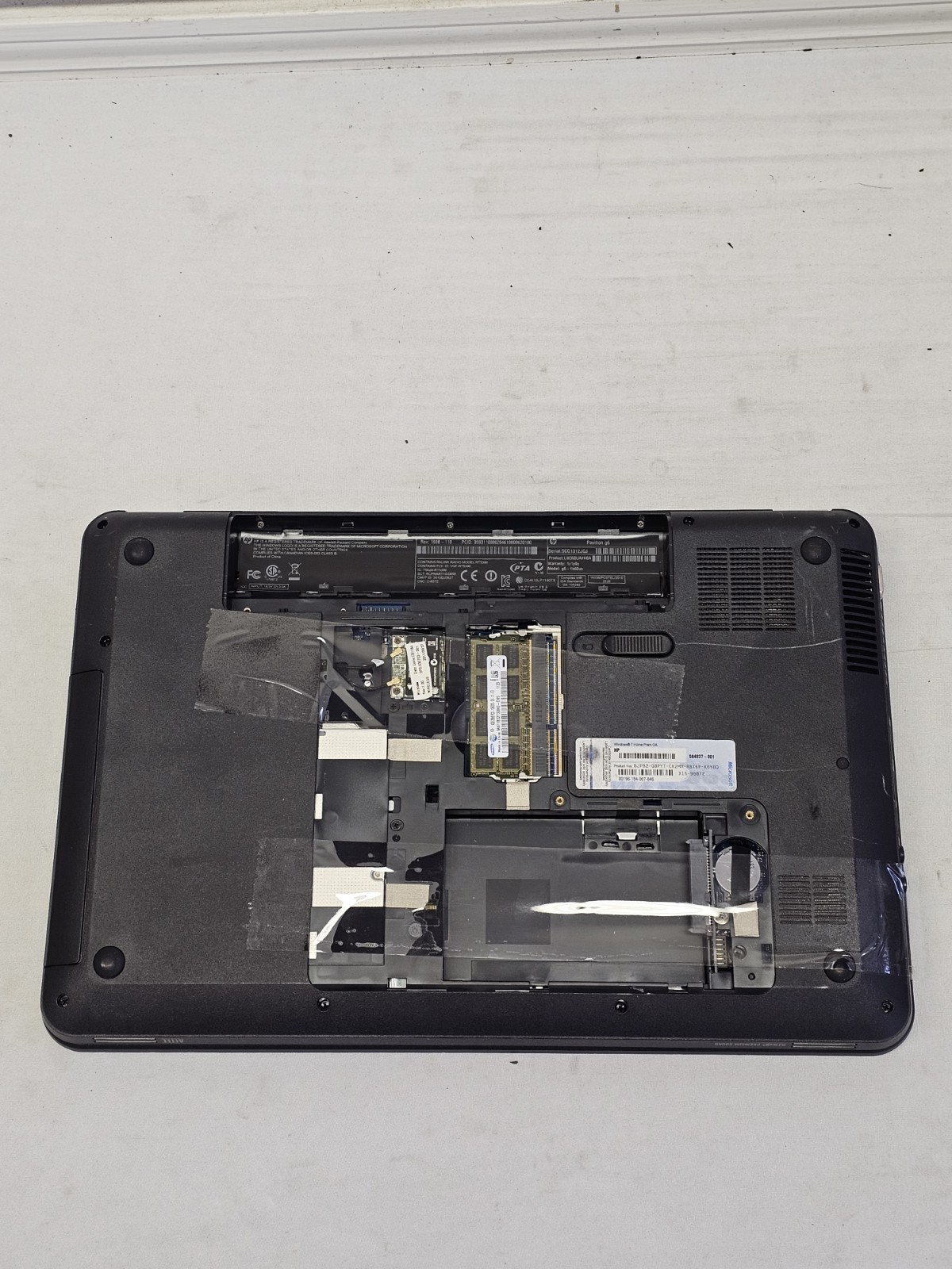 HP Pavilion g6-1b60us Laptop – AMD A4-3300M – 4GB RAM – NO BATT/HDD/OS READ