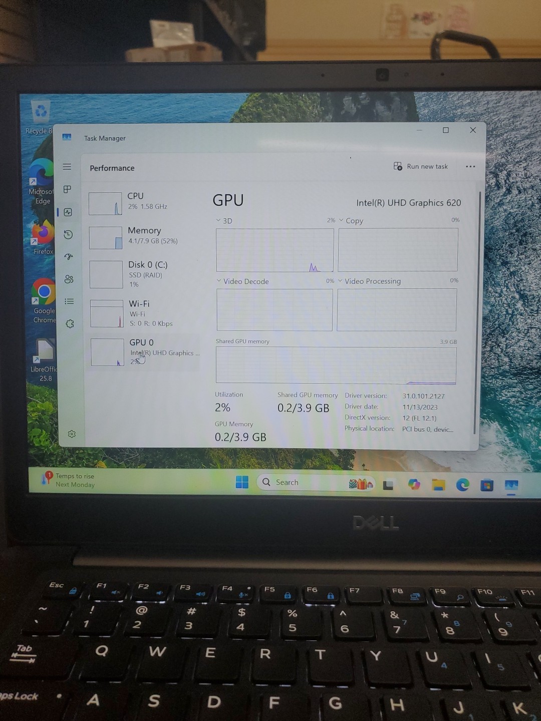 Dell Latitude 7490 14″ Touch (Intel Core i5-8350U, 16GB 256 GB SSD) 121925-3