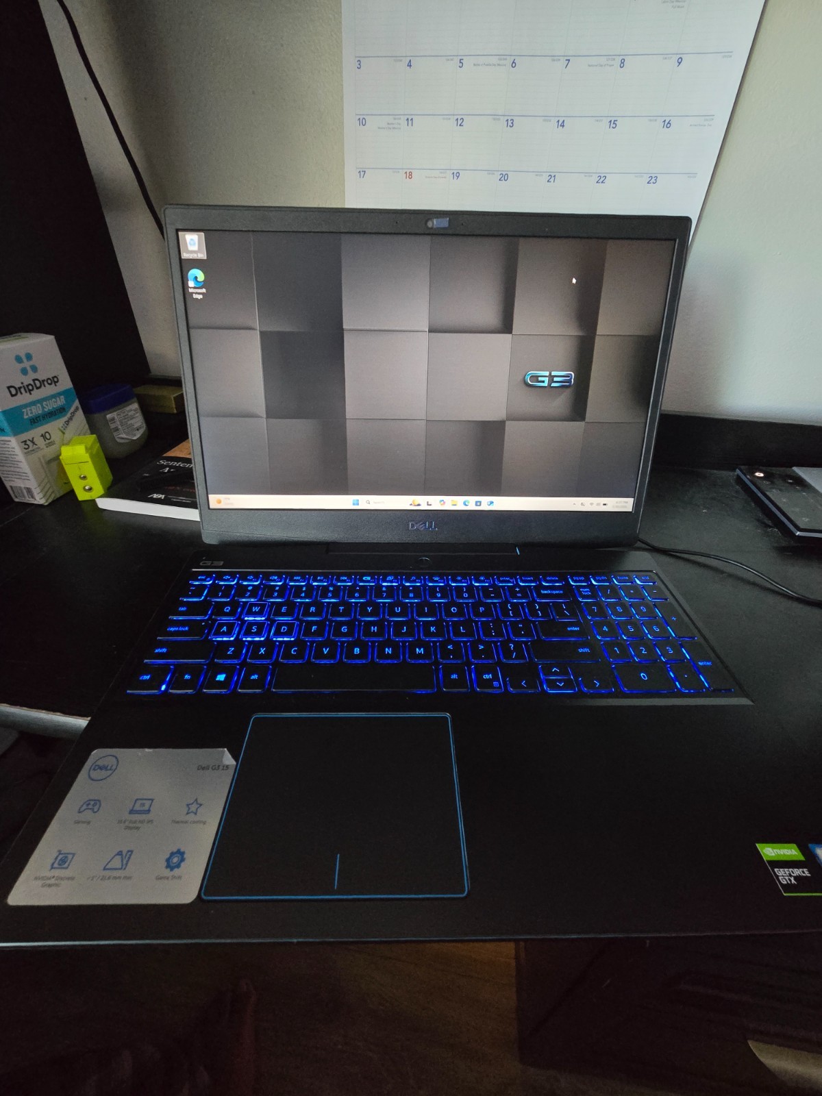 Dell 15.6 G3 Intel Core i5-9300H 64GB RAM 512GB + 3GB NVIDIA GTX 1050