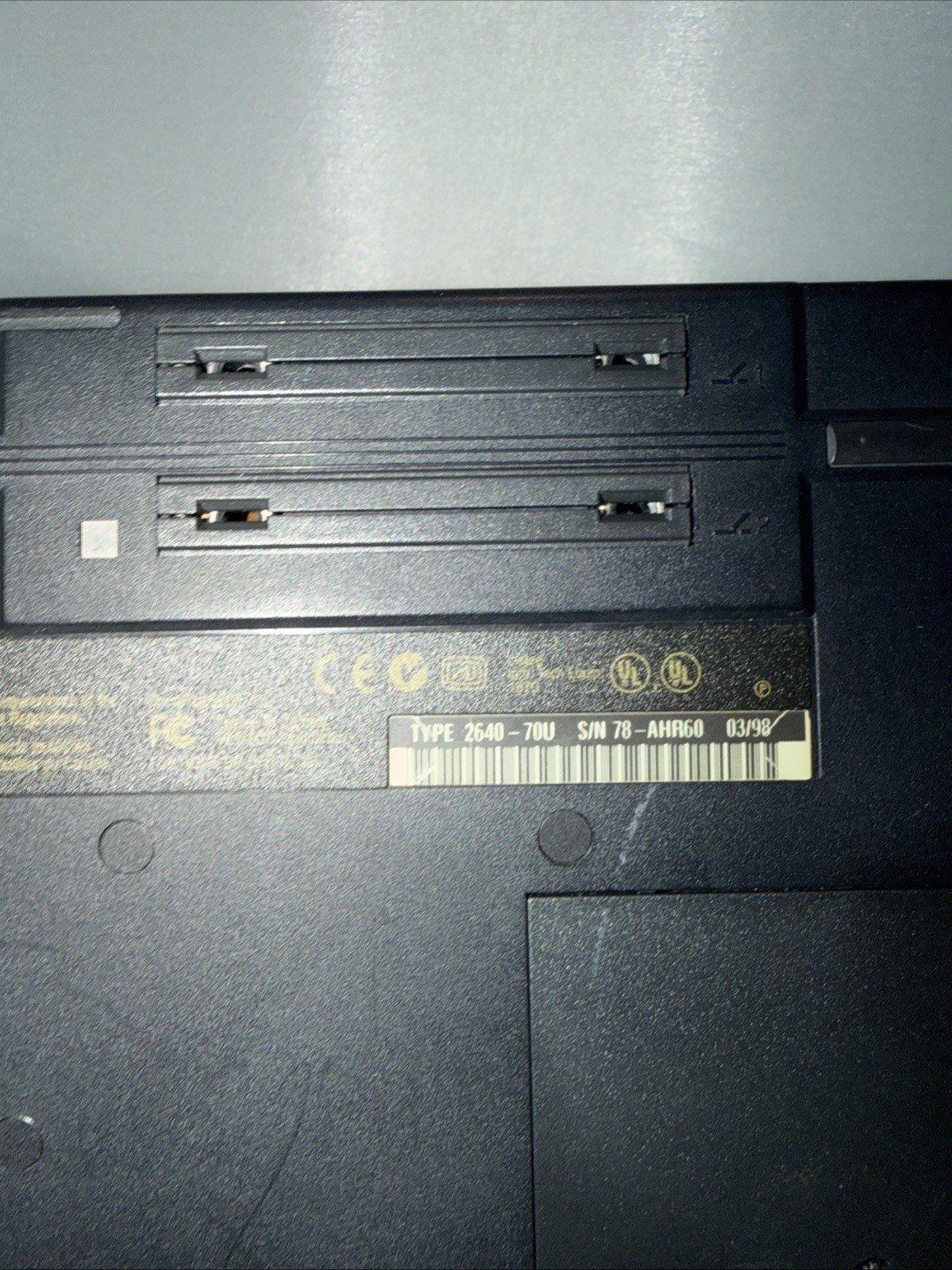 Vintage IBM ThinkPad 2640 Laptop for Parts