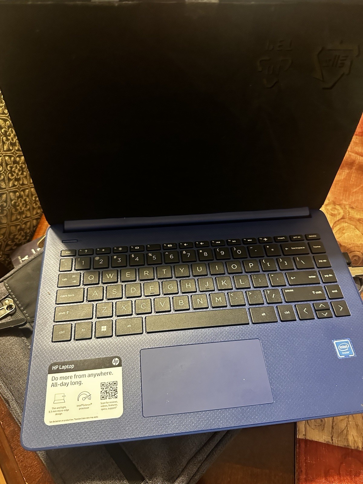 HP 14″ (64GB SSD, Intel Celeron N, 1.1 GHz, 4GB) Laptop – Indigo Blue