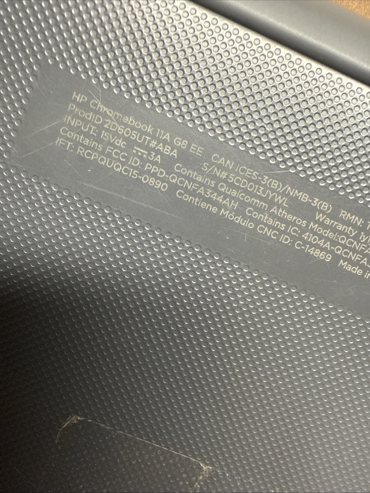 HP Chromebook 11A G8 EE For Parts Or Repair See Description