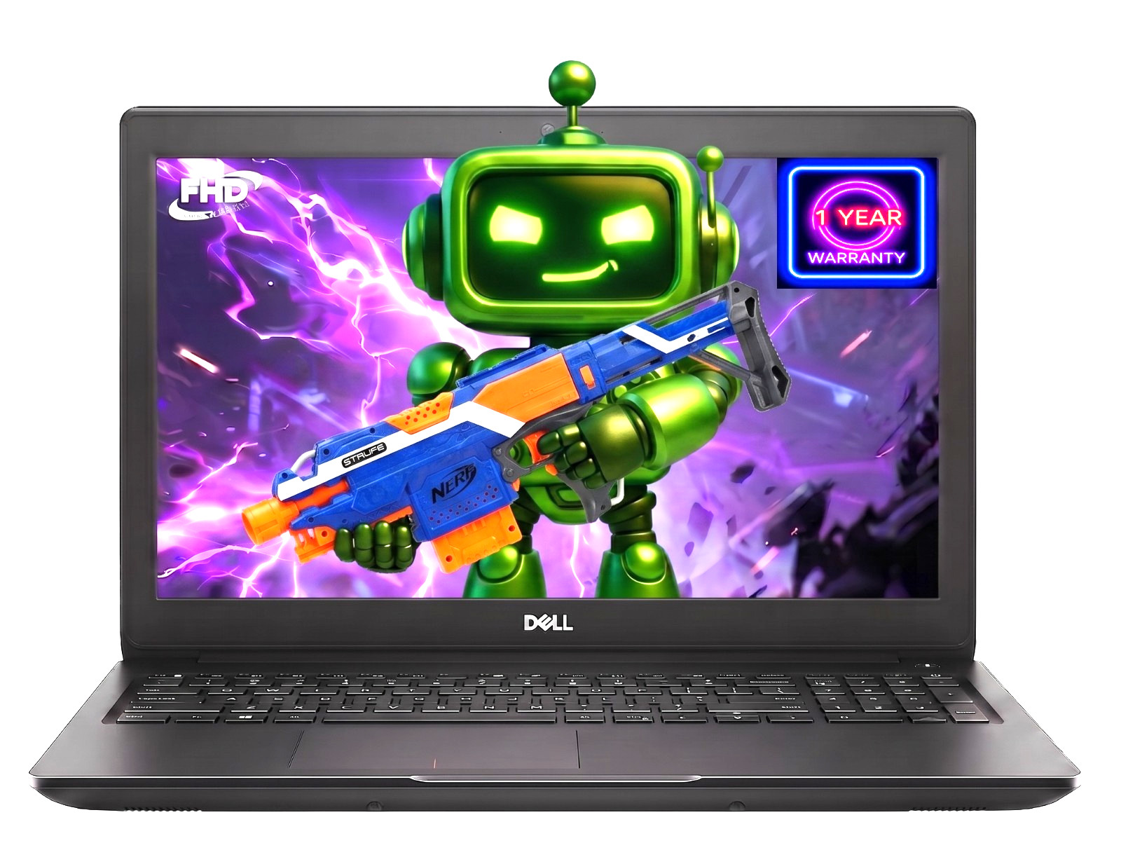 15.6″ Dell Laptop PC: Intel i5 Quad Core! 16GB RAM – 512GB SSD! Windows 11 Pro!