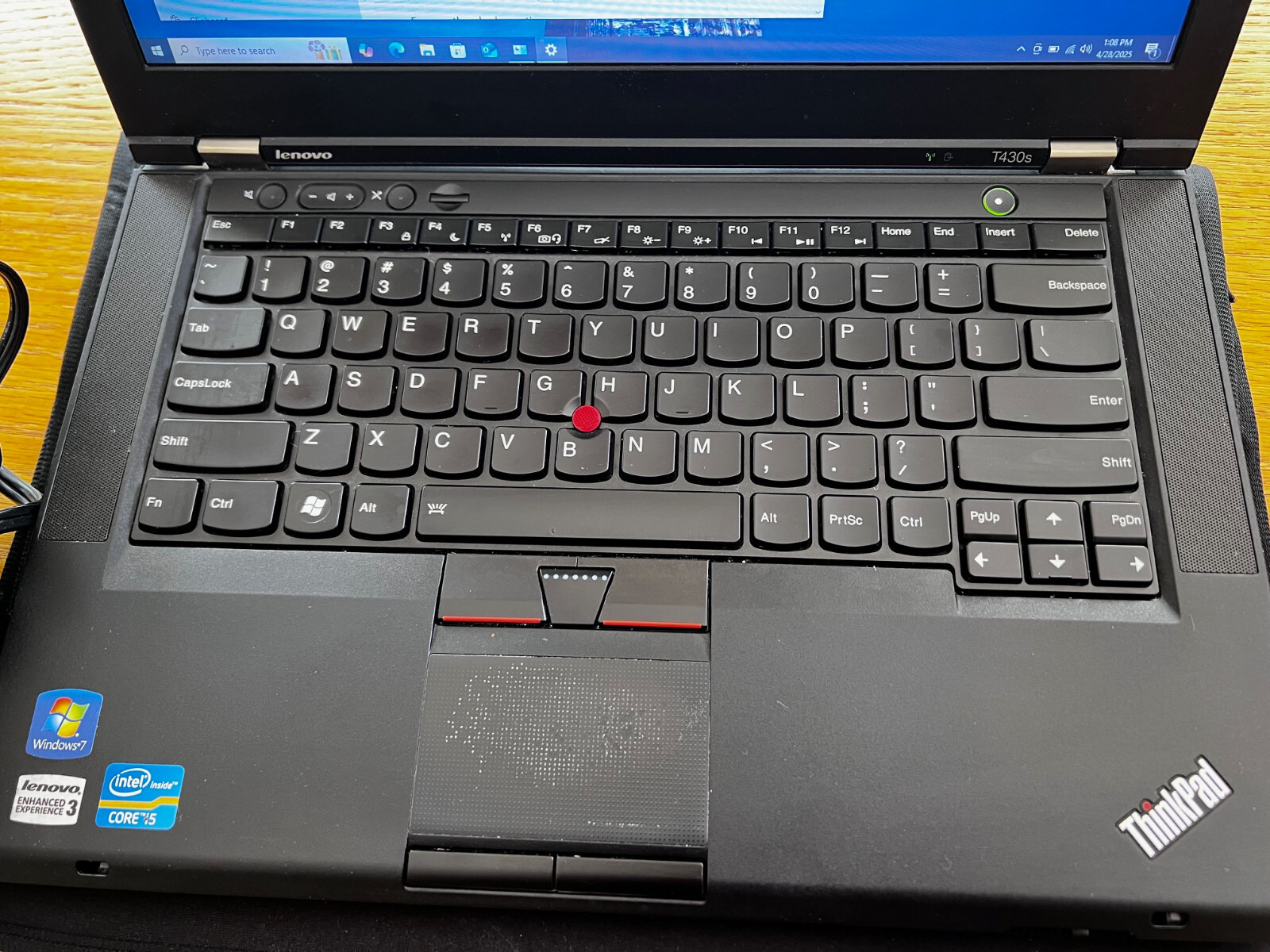 Lenovo ThinkPad T430S 14” Intel i5-3320M 8GB RAM FAST 250GB SSD Win10 Pro DVD!