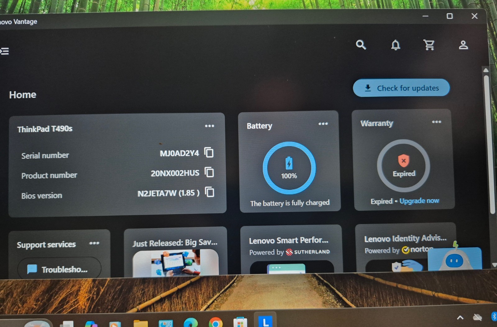 LENOVO THINKPAD T490S TOUCH i7-8565U 16GB RAM 512GB NVMe WIN 11 + OFFICE 2021