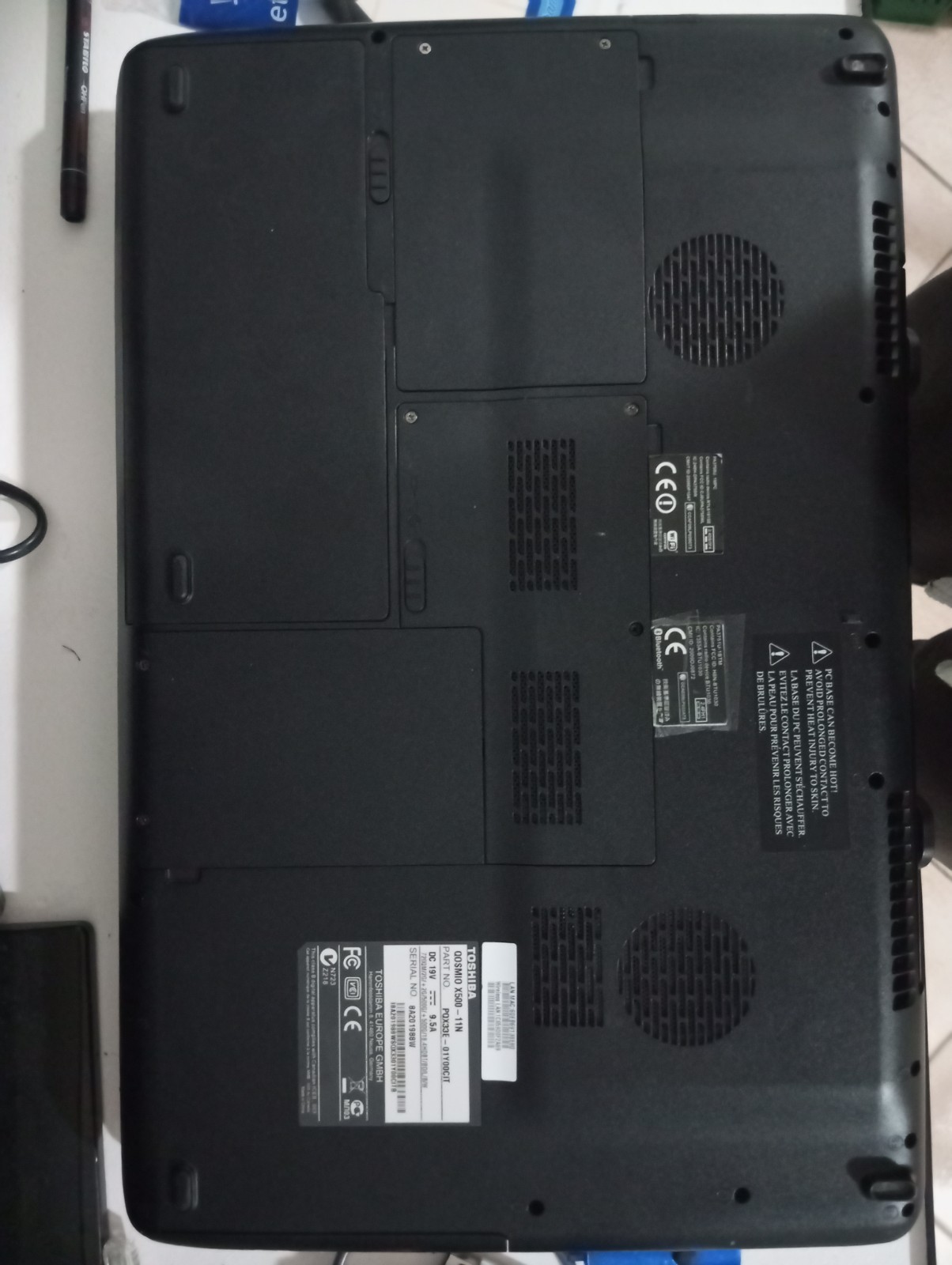 Toshiba Qosmio X500 11N 18″ i7 8gb 500+500 nvidia bluray Harman Kardon Laptop PC