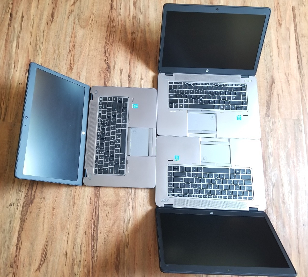 Lot 3 HP EliteBook 850 G2 i7-5600U 2.6 GHz 8GB RAM 128GB SSD Batt 15.6″ NO AC|OS