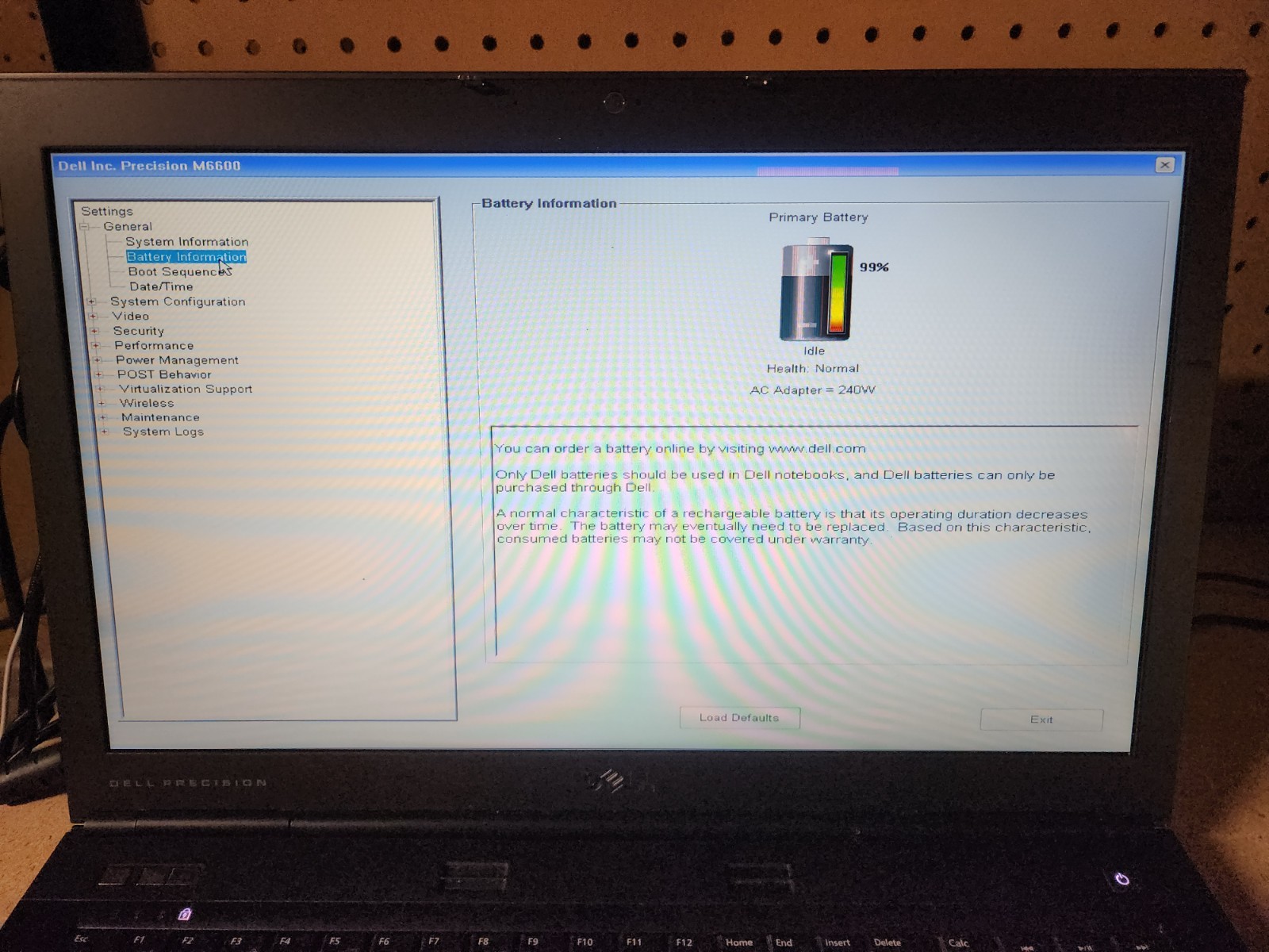 Dell Precision M6600 Laptop i7-2640M 2.8GHz 8GB RAM No HDD/OS | Parts / Repair