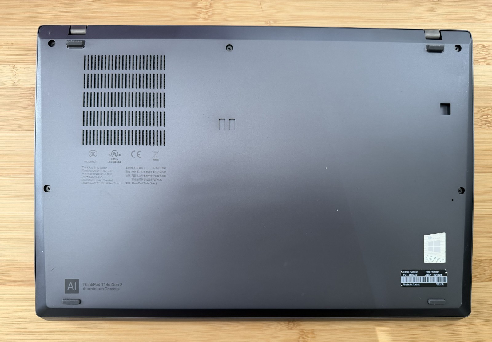 Lenovo ThinkPad T14s Gen 2 Ryzen 7 PRO 5850U 16GB RAM 512GB NVME 14″ FHD – Touch