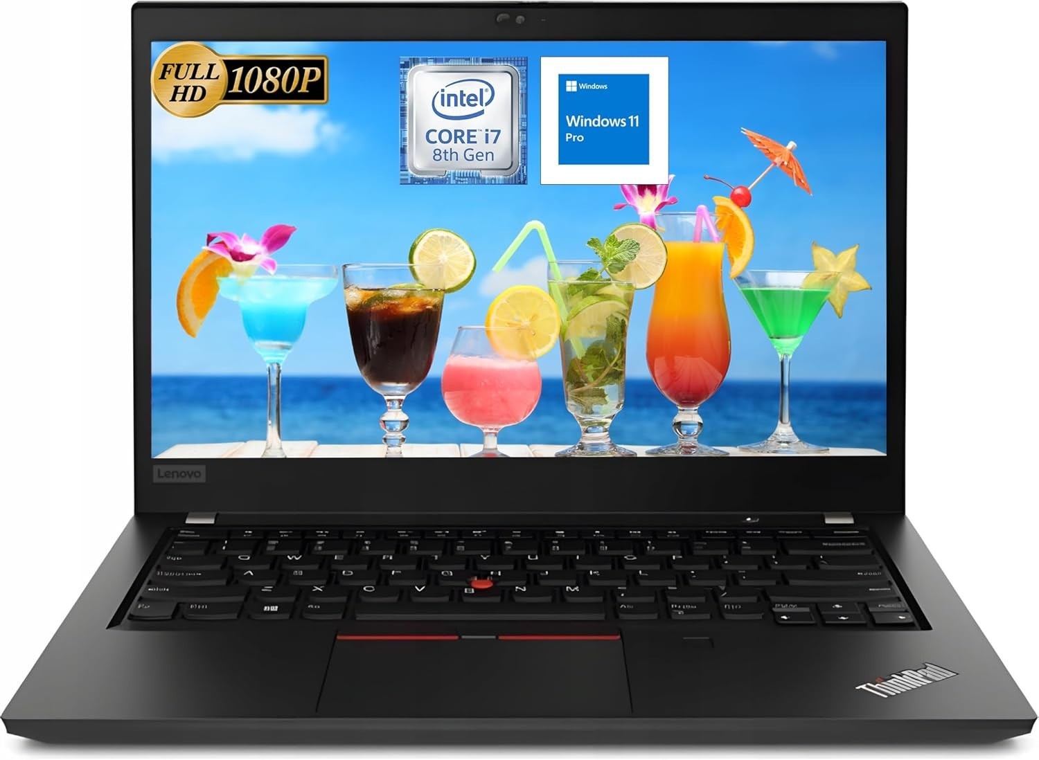 Lenovo ThinkPad T490 14” I7-8565U 1.8GHz, 16GB RAM, 256GB NVMe Win 11 Pro
