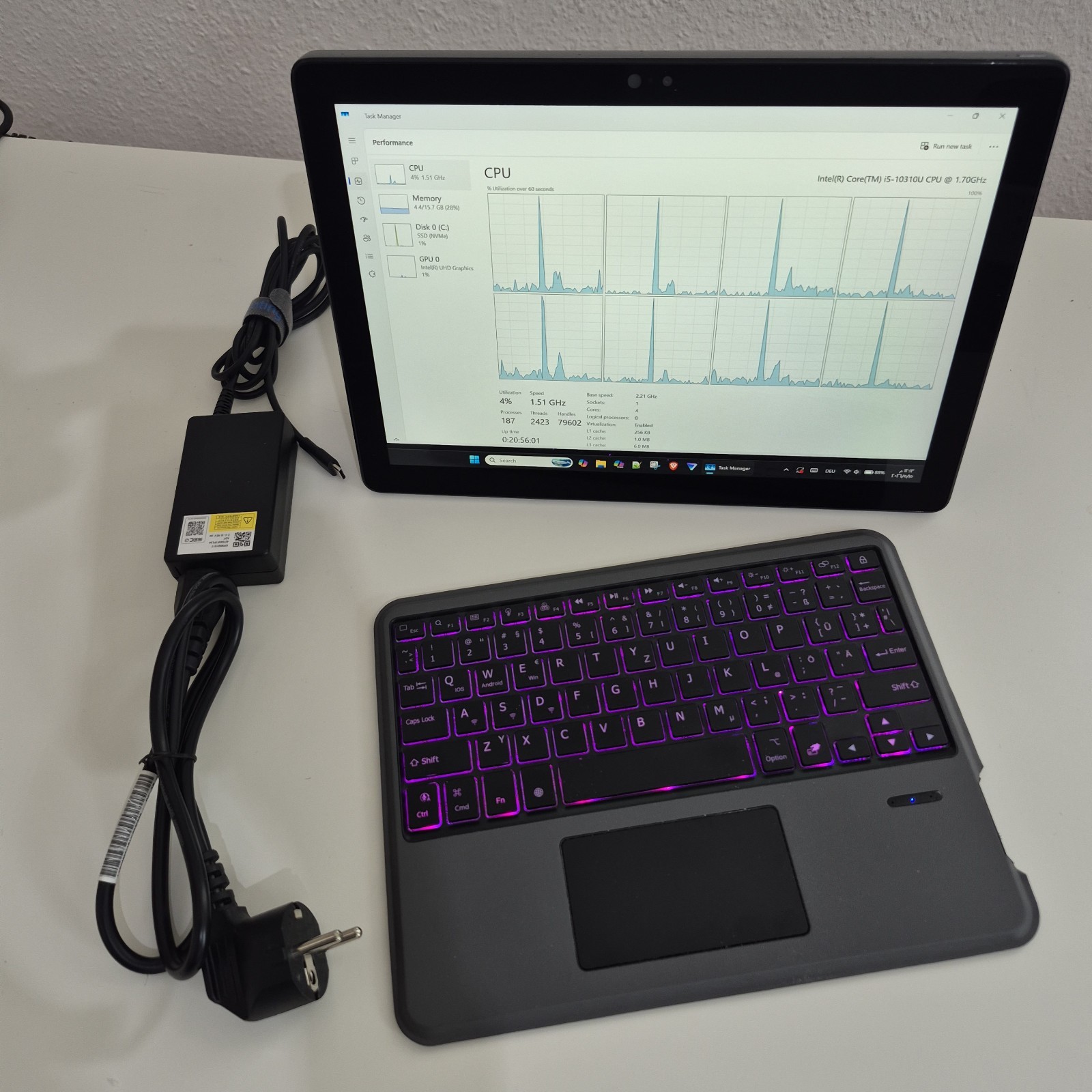Dell Latitude 7210 2-in-1 Touchscreen 12.3″ | Core i5-10310U 16GB RAM- 500GB SSD