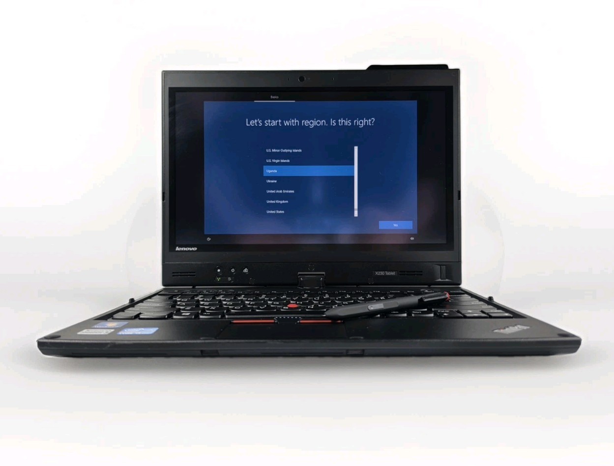 LENOVO ThinkPad X230 TABLET 16GB RAM 256GB SSD i5 2.6GHz TOUCHSCREEN WIN 10