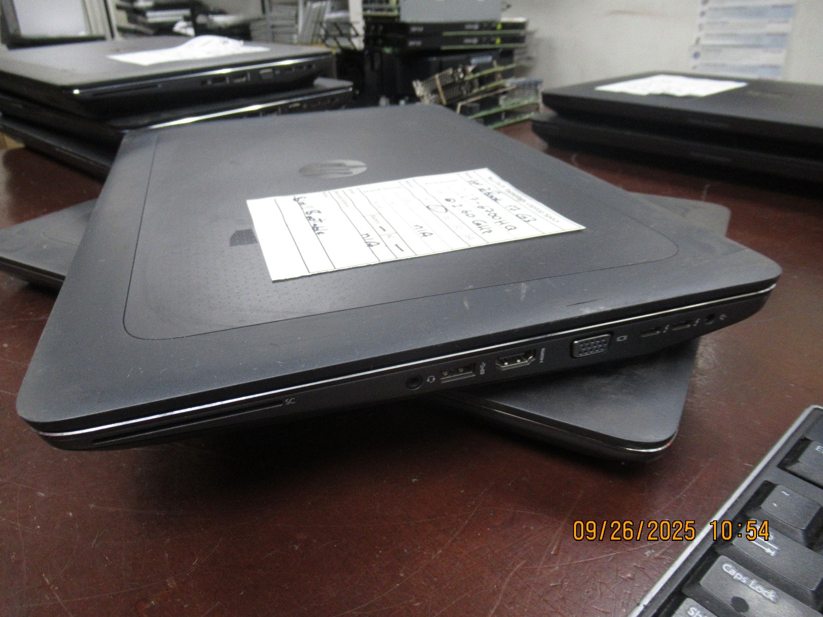 Lot of 2 HP ZBook 17 G3 i7 6700HQ 2.60GHz 8GB Laptop +BIOS [NO HDD/BATTERY/AC/OS