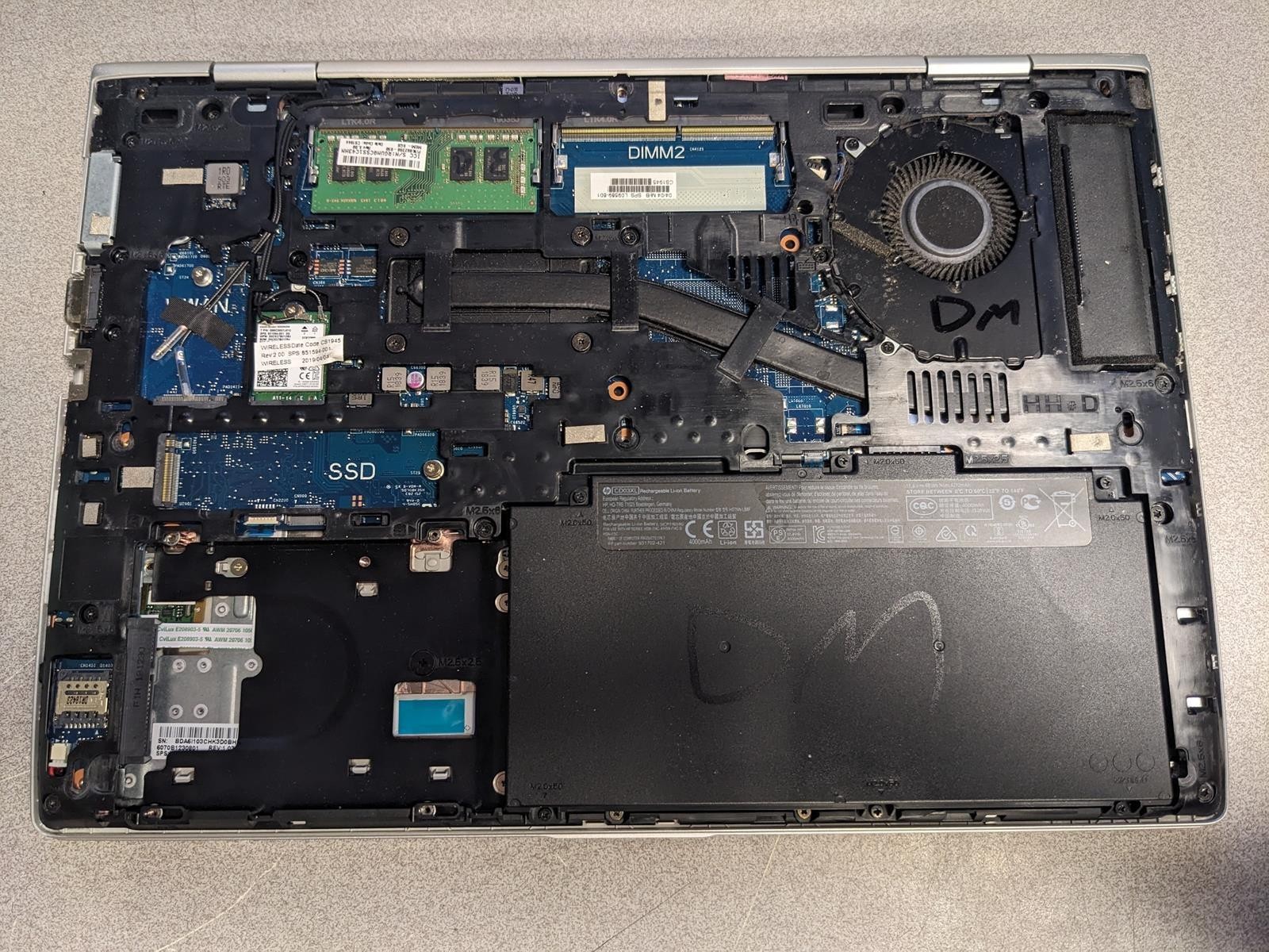 HP PROBOOK 640 G4 i5-8350U @ 1.70GHz, 8GB RAM, NO HDD/OS