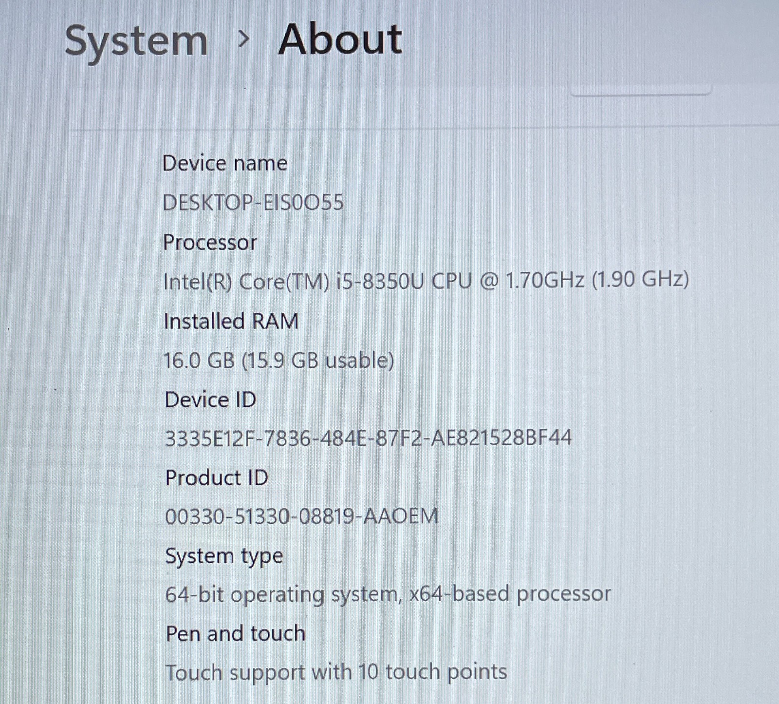Dell 7490 14″ Laptop i5 *TOUCH* 16GB/512gb+1tb/Win11 Pro 25H2+Office 2021-2 MORE