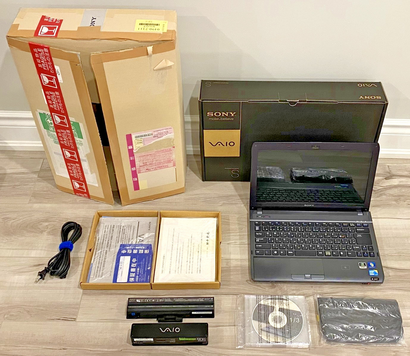 Sony VAIO VPCS13AFJ S-Series Laptop – Full Kit, Collectors, Japan-only Features