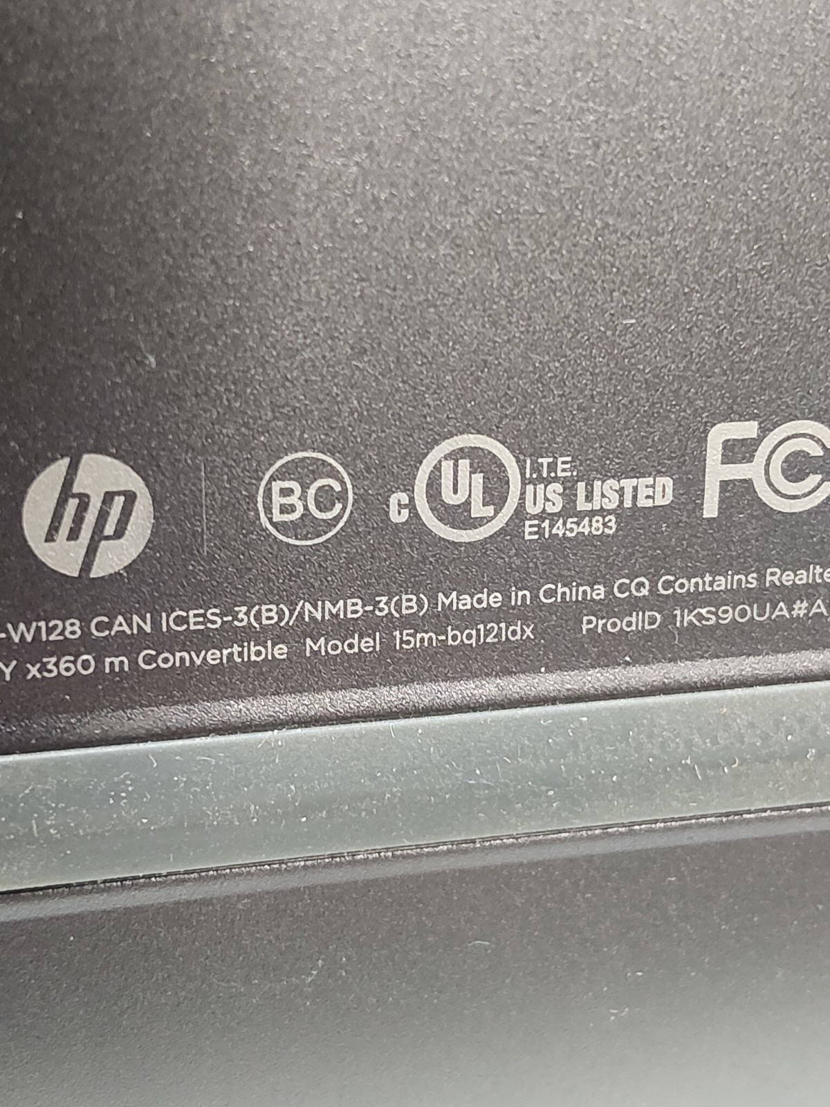 HP ENVY X360 15-BGIXX RYZEN 5 2500U Radeon Vega -Parts #711 FREE SHIPPING