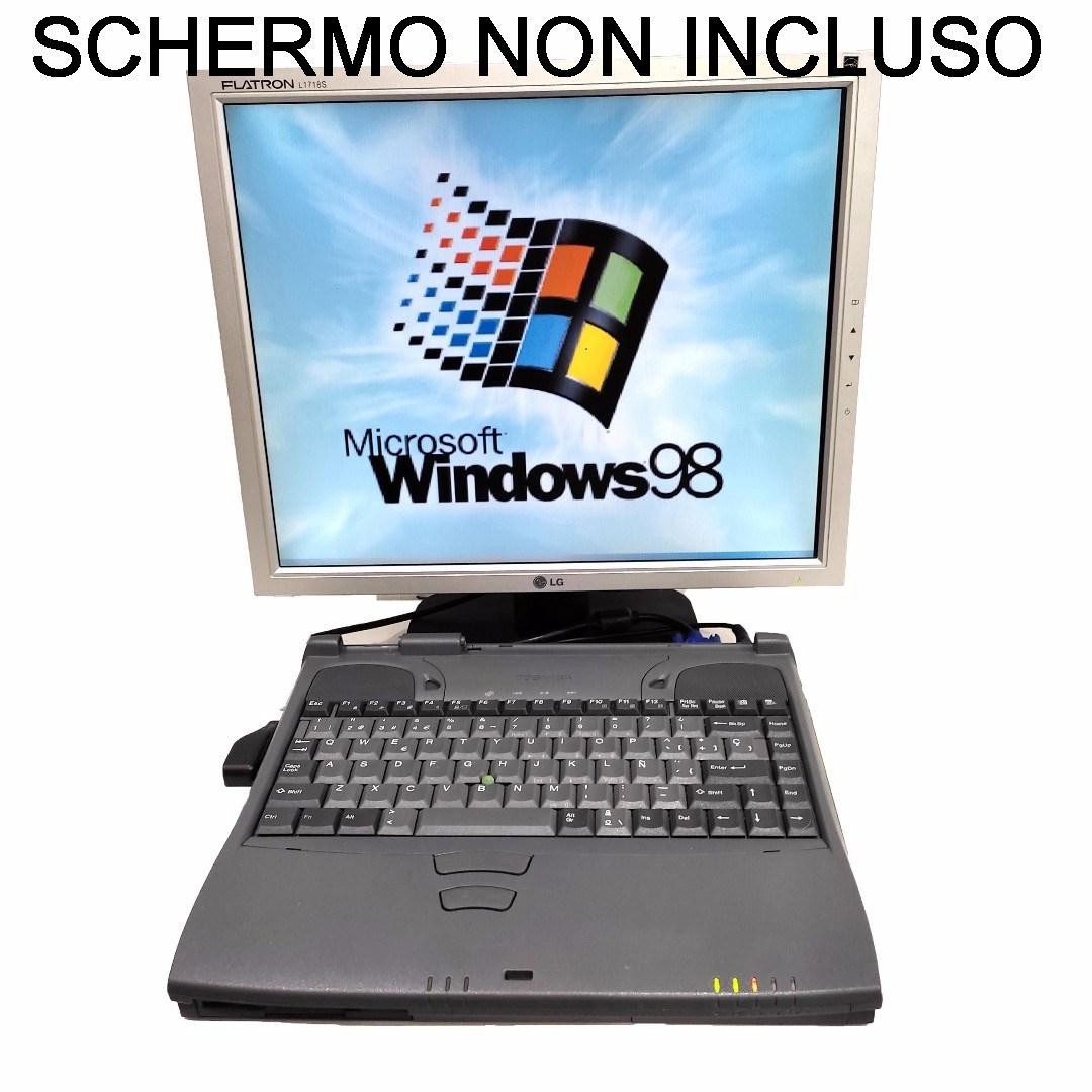 Notebook PC Computer with Windows 98 NO Screen AmdK6 300MHz Serial RS232 22502