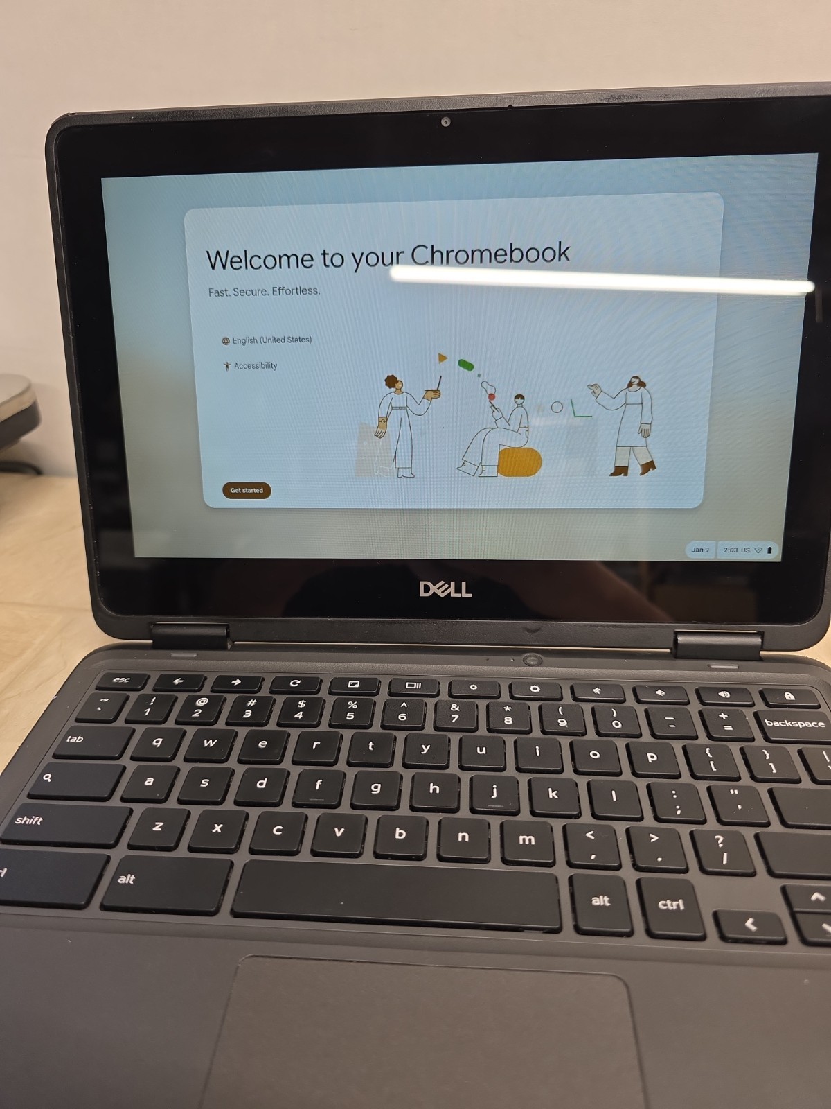 Dell Chromebook 3100 2-in-1 11.6″ Touchscreen Laptop 4GB/ 32GB WiFi