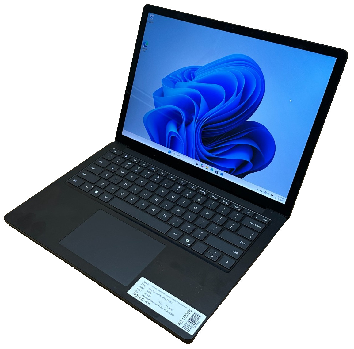 MICROSOFT SURFACE 6 LAPTOP CORE ULTRA 7 165H @ 3.8GHZ 16GB RAM 476GB SSD (lp708)