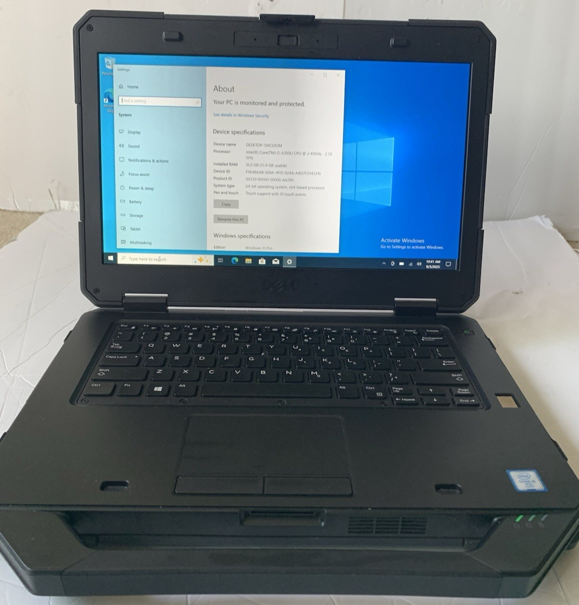 Dell Latitude 5414, Intel i5-6300U 2.40GHz 16GB 256GB SSD Win 11 Pro Good touch