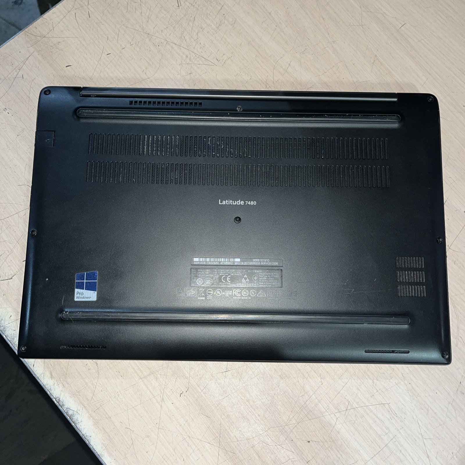 DELL LATITUDE 7480 INTEL CORE I7-7600U 2.80GHZ 8GB RAM NO HD /