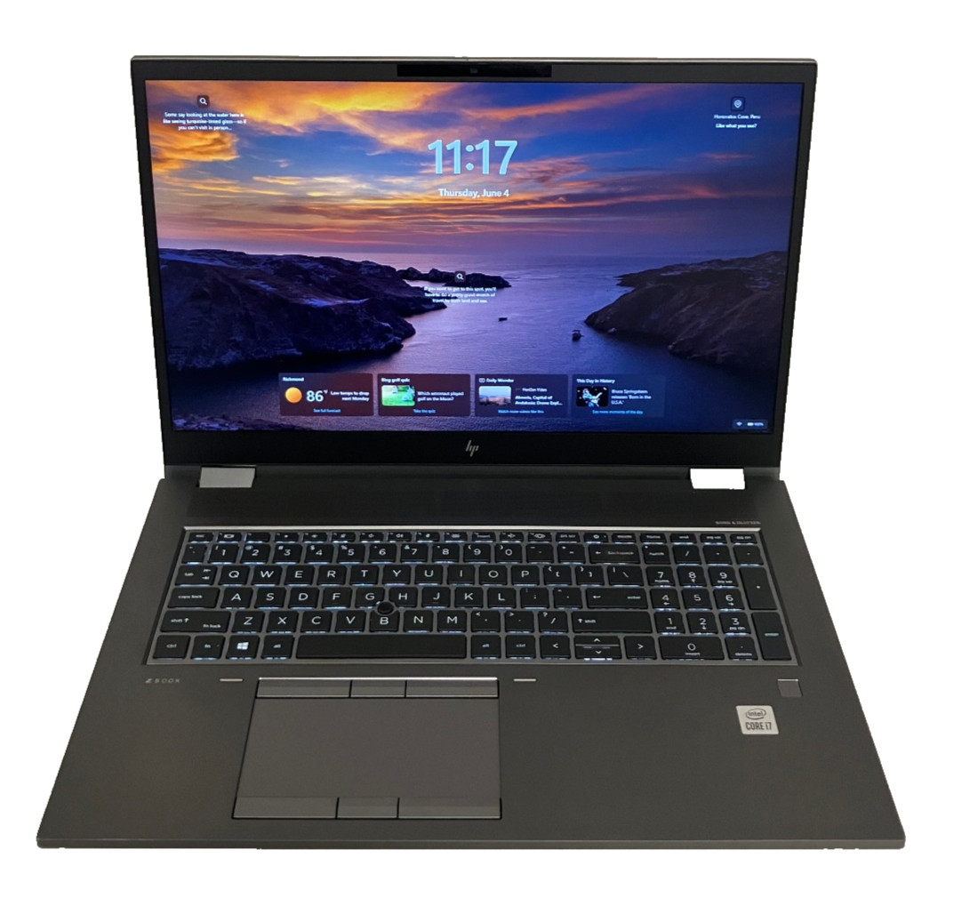 HP ZBook Fury 17″ G7 NVIDIA Quadro T1000 4GB 2.6GHz Intel i7-10750H 64GB 1TB