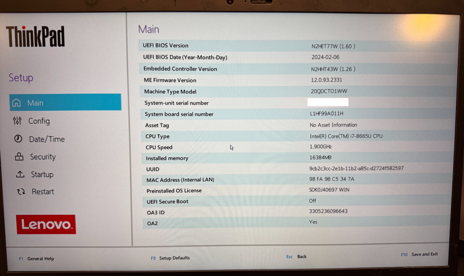 Lenovo ThinkPad X1 Carbon 7th Gen Intel i7-8665U 16GB RAM NO SSD/OS – PLS READ!!