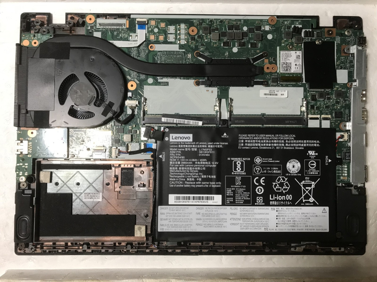 Lenovo Thinkpad L480 for parts READ