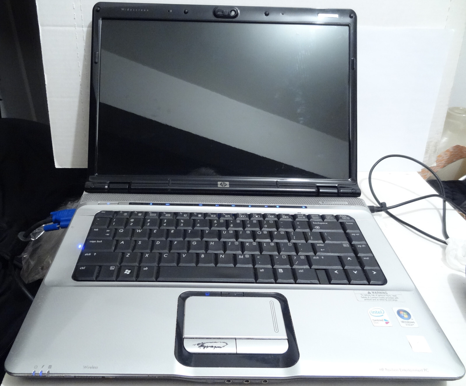 HP Pavilion dv6000 15″Laptop T5500 3GB Ram 500GB HDD Windows 7 Pro FOR REPAIR