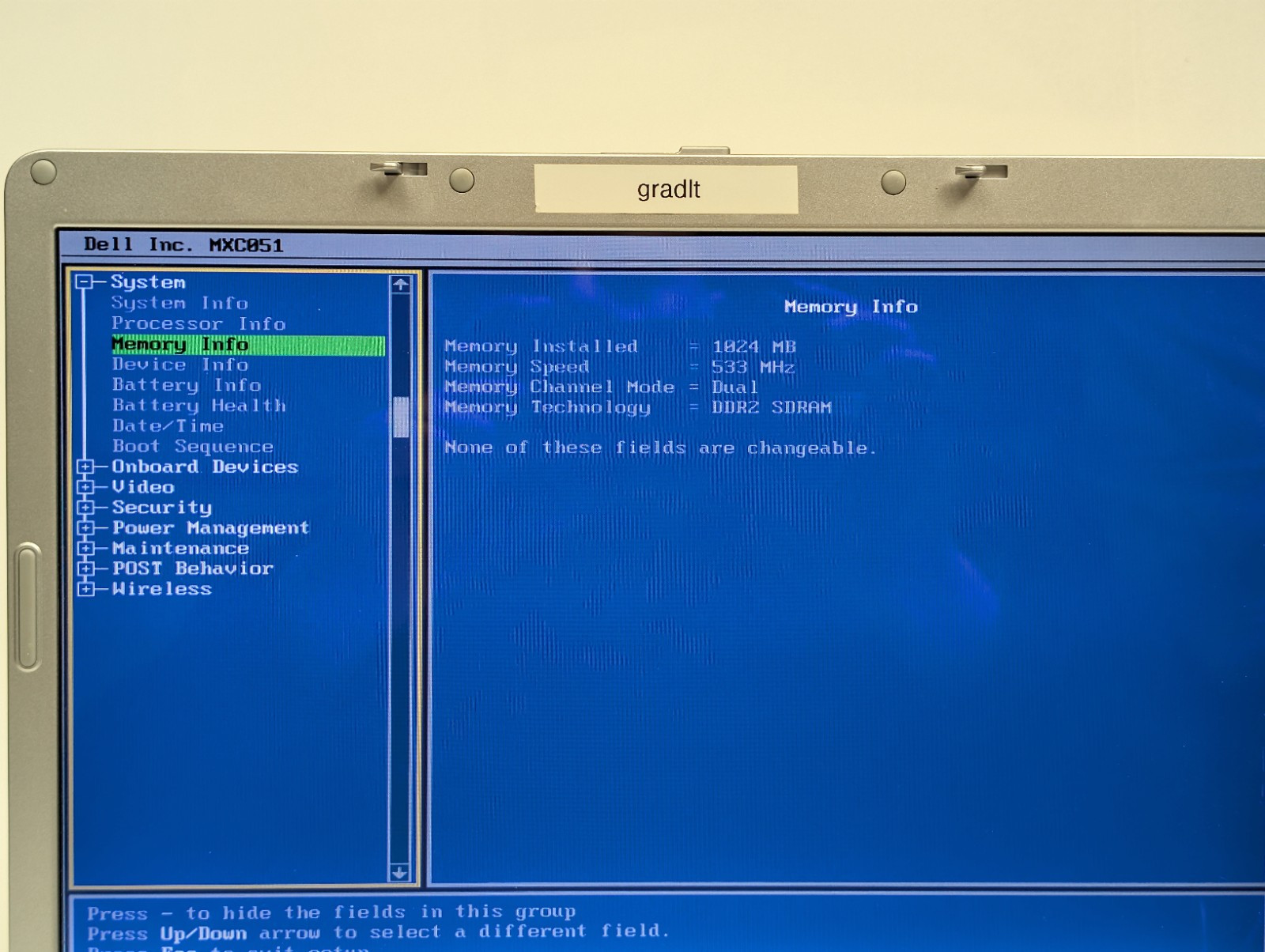 Dell Inspiron 630m Pentium M Centrino 2GHZ 1GB DDR3 RAM No HDD No OS No Power