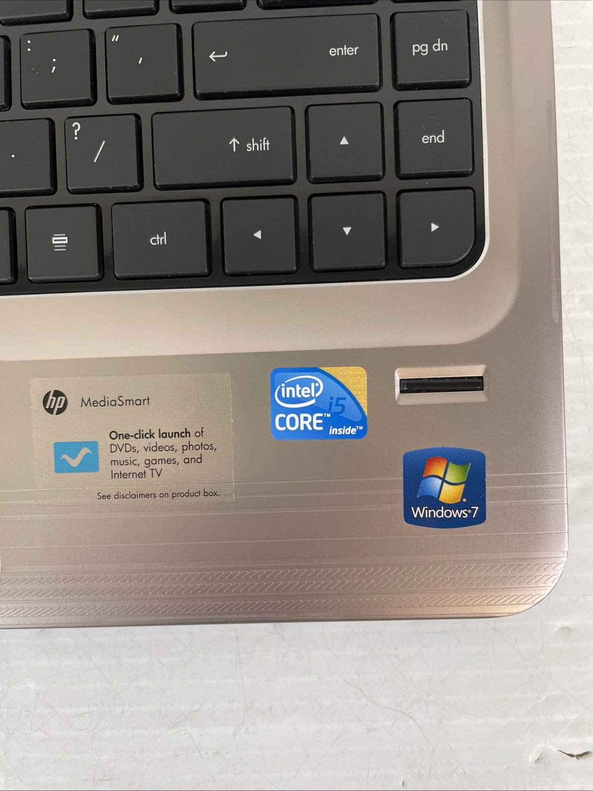 HP Pavilion DM4-1165DX Intel i5-450M 2.4GHz 4GB RAM 500GB HDD Windows 10 Pro