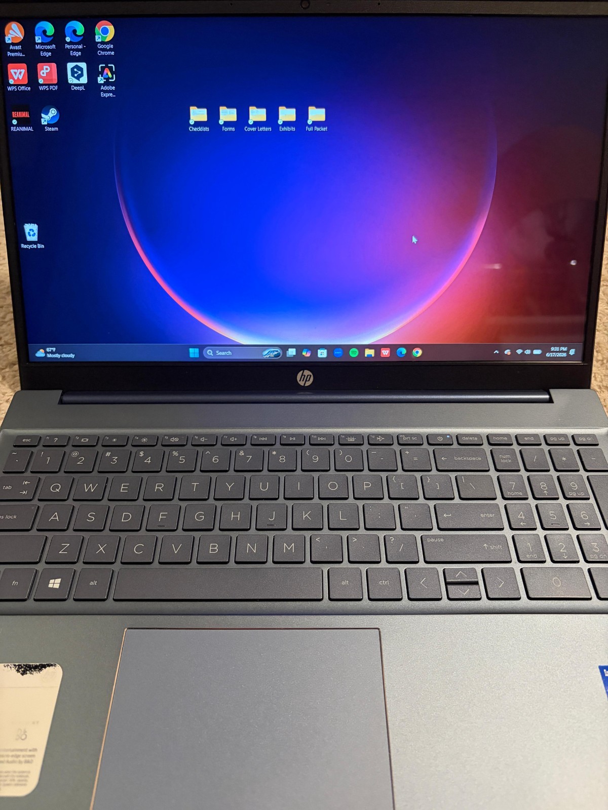 HP Pavilion 15-eg0073cl 15 inch (512GB, Intel Core i7 11th Gen., 4.60GHz , 16GB)