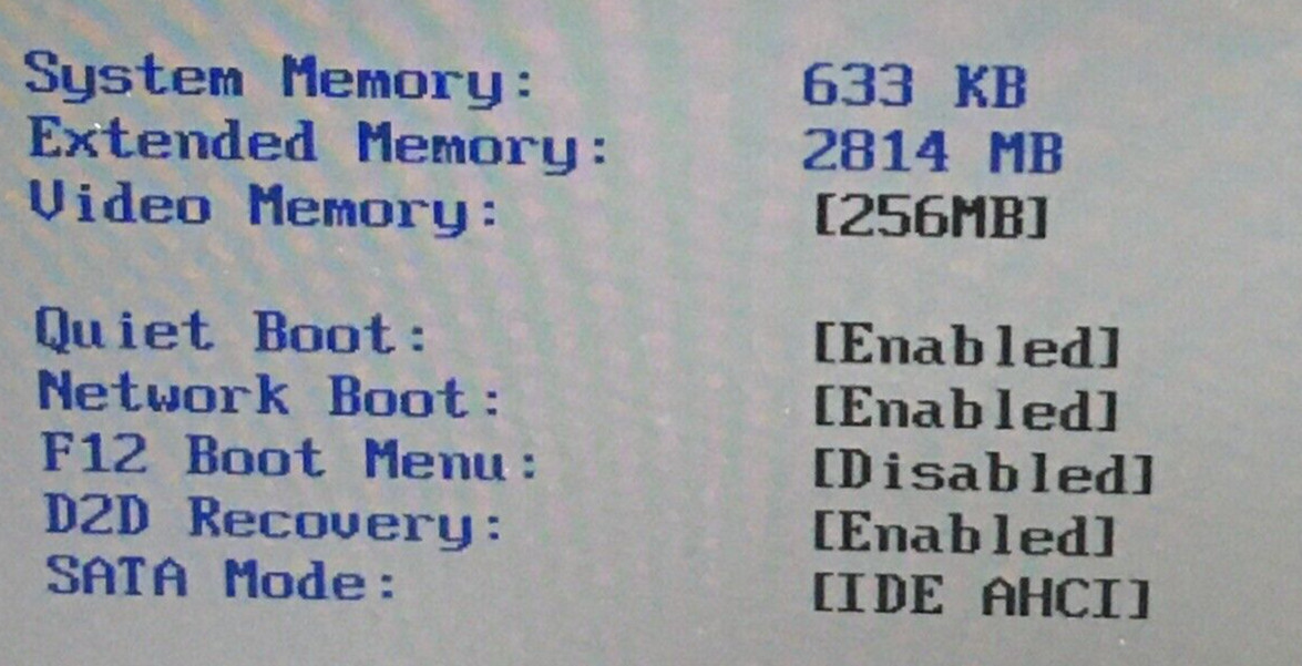 Acer Aspire 5516 Laptop AMD Athlon 64 X2 ATI 3GB RAM 640GB HDD Boots/Bios H2951