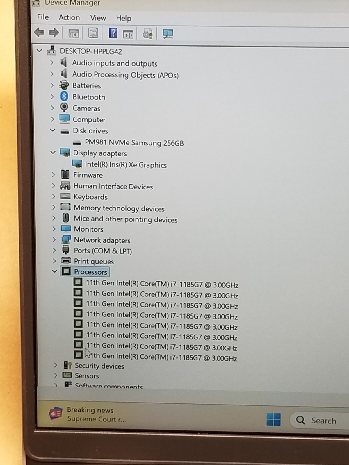 Dell Latitude 5320 13.3″ FHD i7-1185G7 3.00GHz, 16GB RAM, 256GB SSD, WIN 11