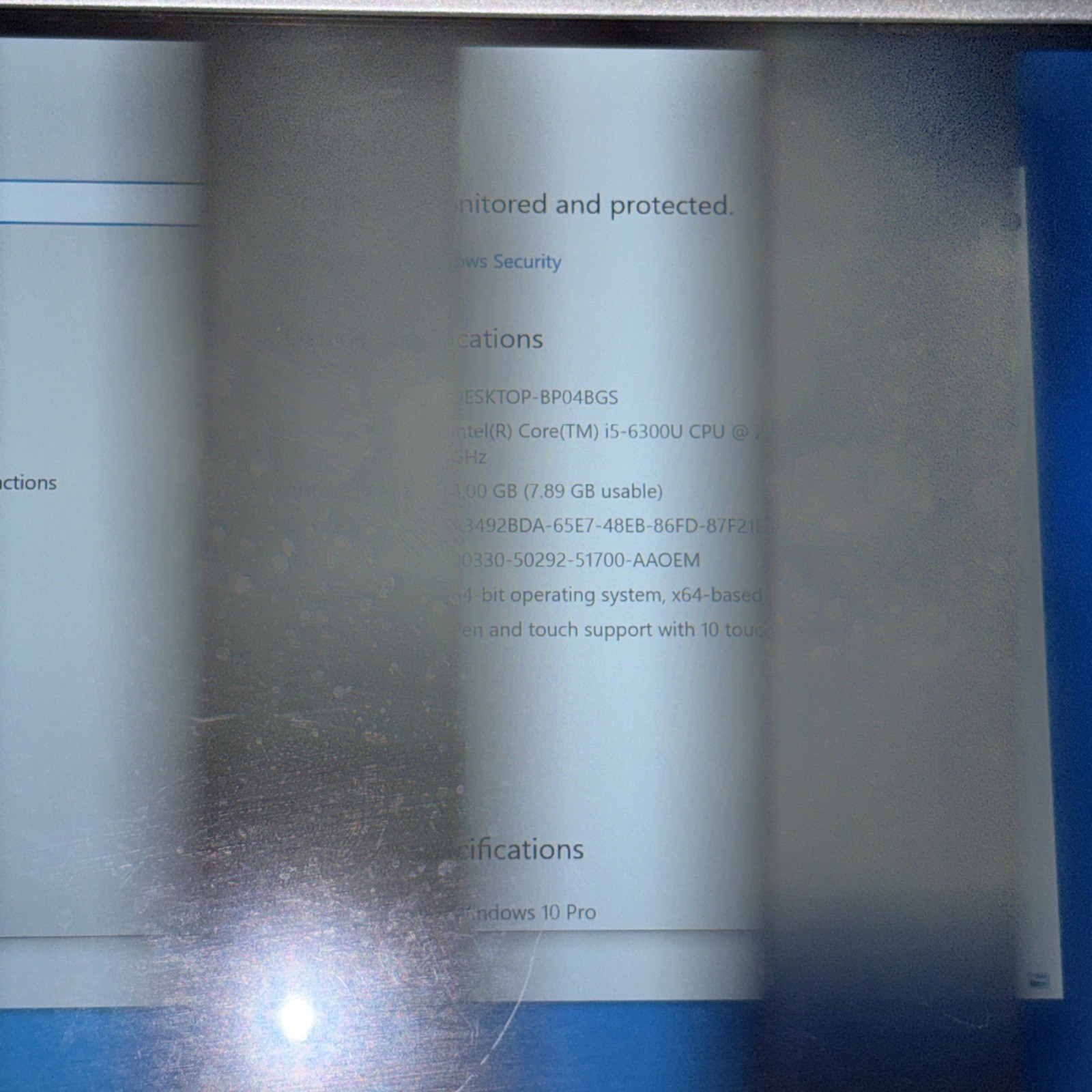 Panasonic Toughpad FZ-G1 Core i5 6300U 2.4GHz 8GB RAM 512GB SSD Win 10 Pro