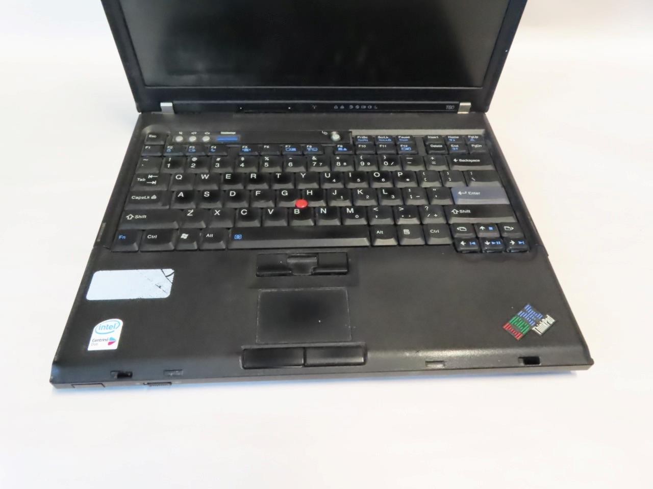*UNTESTED* IBM LENOVO THINKPAD T60 CORE DUO T2400 1GB RAM NO HDD 14” LAPTOP