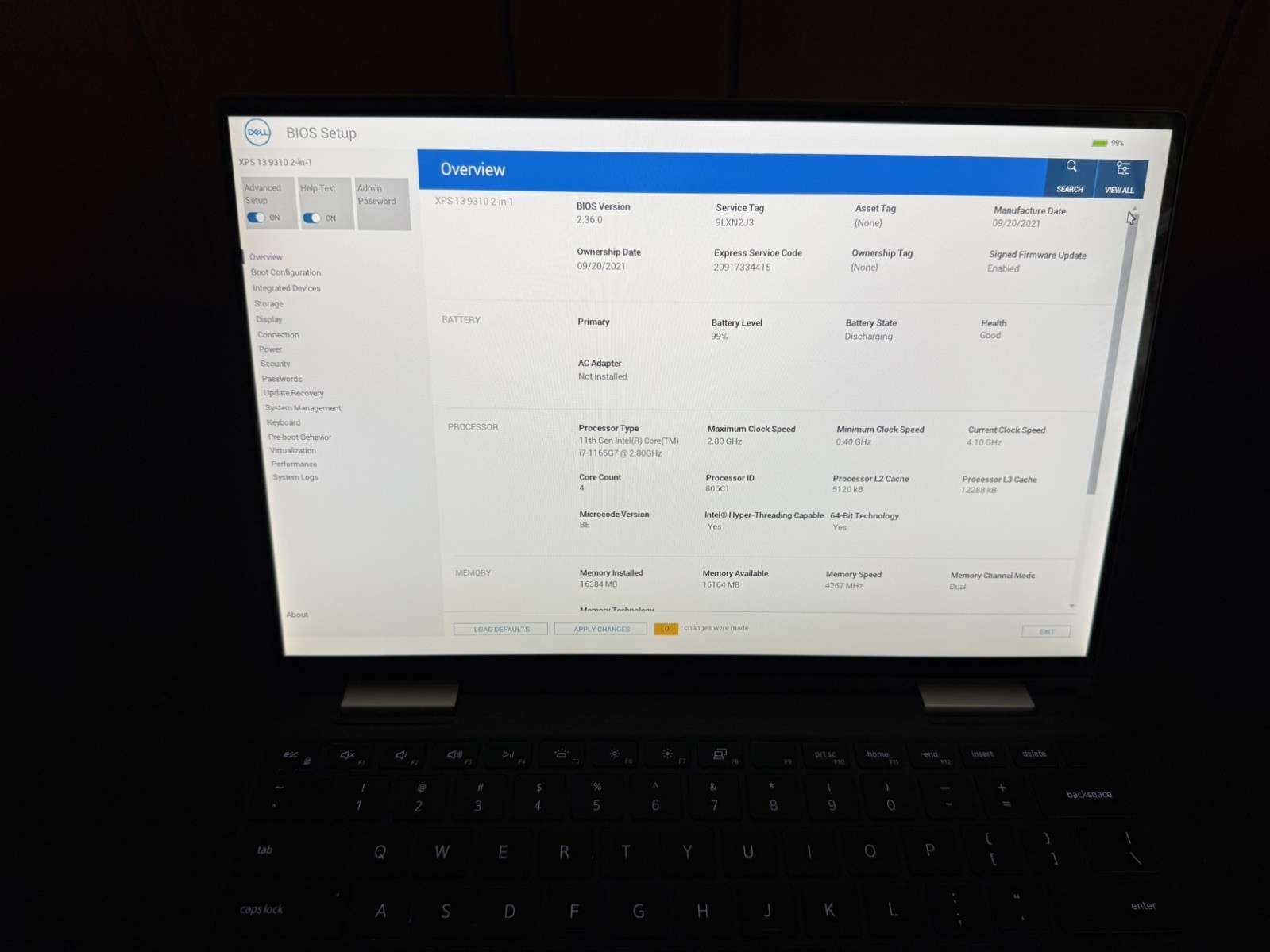 Dell XPS 13 9310 2-in1, i7-1270P, 16GB, 512GB, Win 11 Pro, Great, Touchscreen