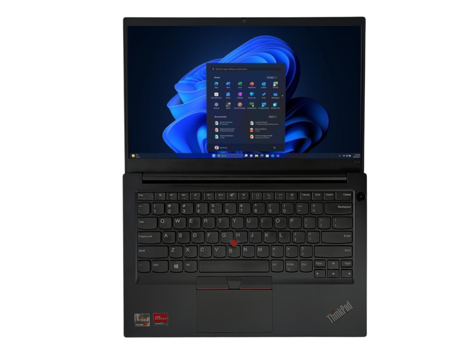 Lenovo ThinkPad E14 Gen2 Laptop RYZEN 5 4500U 2.38GHz 8GB 256GB NVMe Win11 Pro