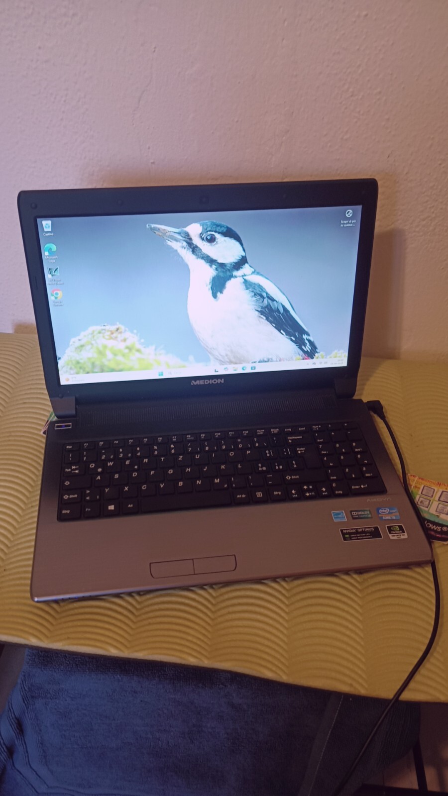 medion akoya p6638 15.6″ i3-3120m 32GB msata 8gb nvidia 635m 1gb windows 11i