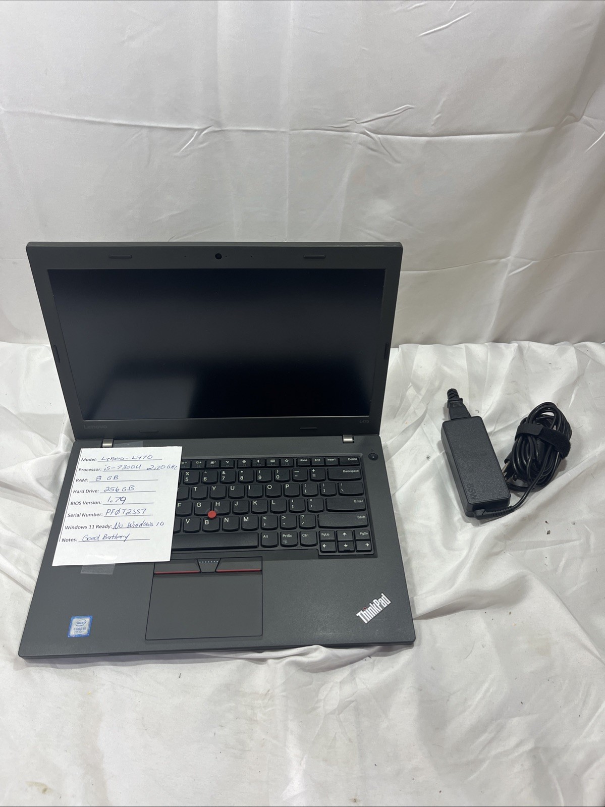 Lenovo ThinkPad L470 Core i5-7300U @ 2.60GHz 8GB RAM 256GB SSD Windows 11 Pro