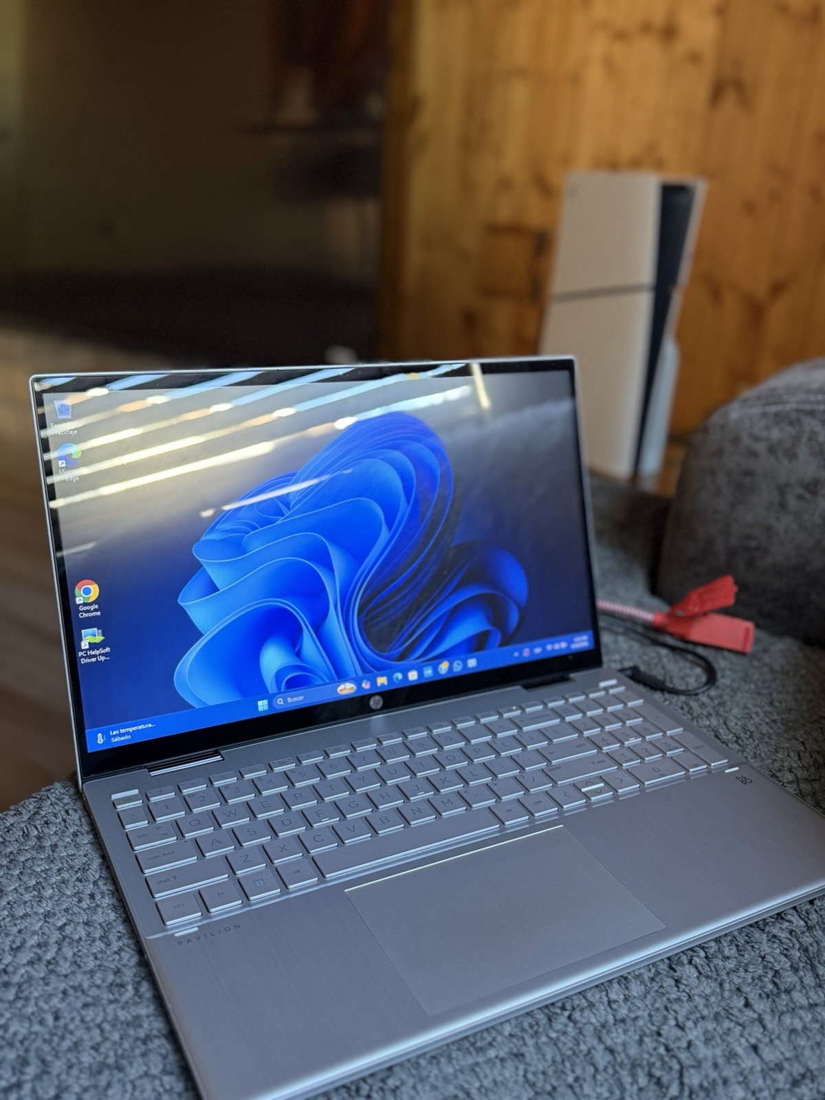 HP Pavilion 14″ Silver Laptop Windows 11 USB-C HDMI Webcam Wi-Fi Bluetooth