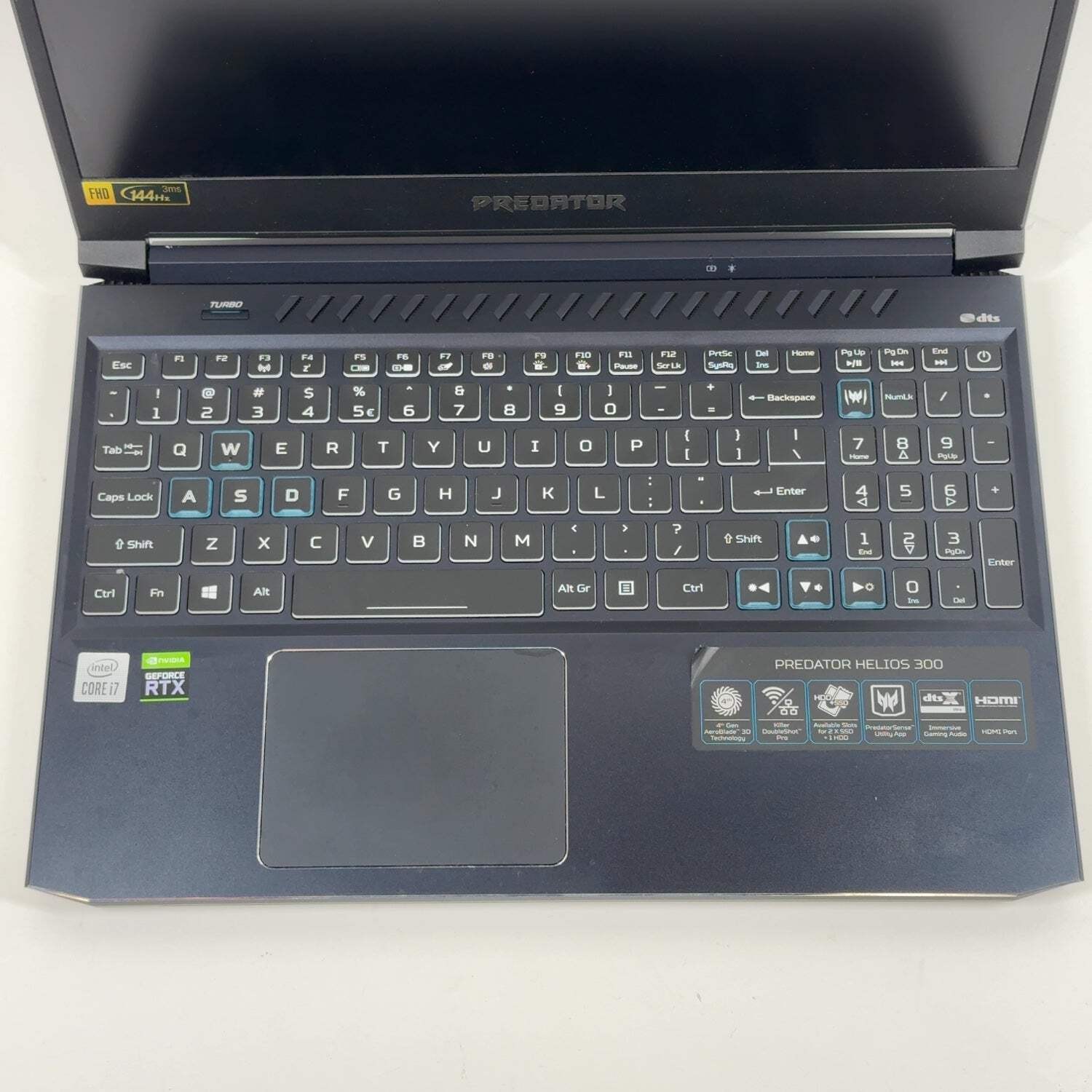 Acer Predator Helios 300 PH315-53 15.6″ i7-10750H 2.6GHz 16GB RAM 1.5TB RTX 3060