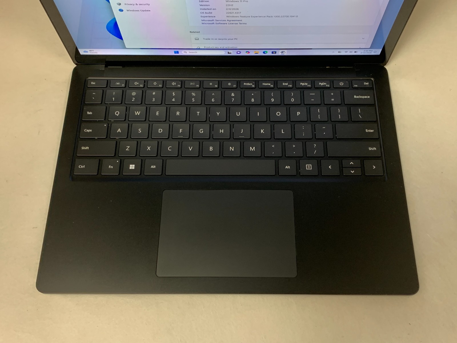 Microsoft Surface Laptop 4 i5-1145G7 2.6GHz 16GB 128GB NVMe W11P Mod. 1951
