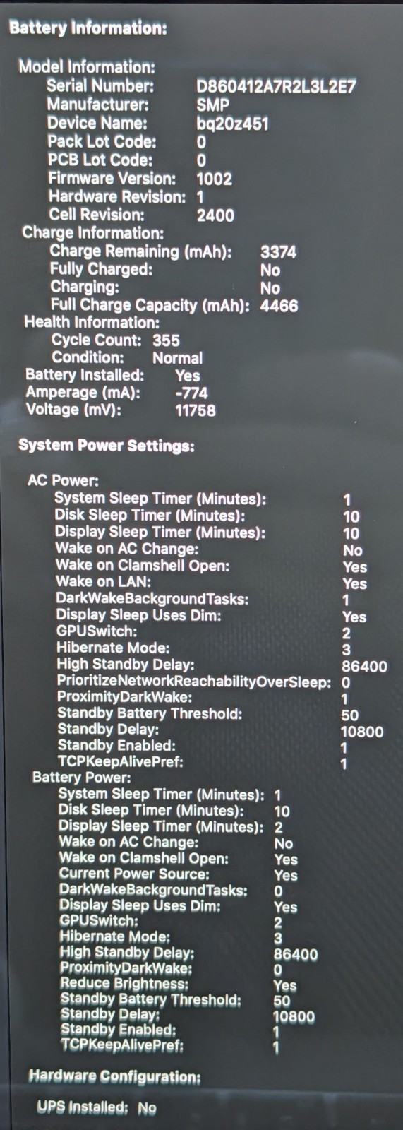 Apple MacBook Pro 2020 A2289 13.3″ Retina i5-8257U 1.4GHz 8GB 256GB Laptop