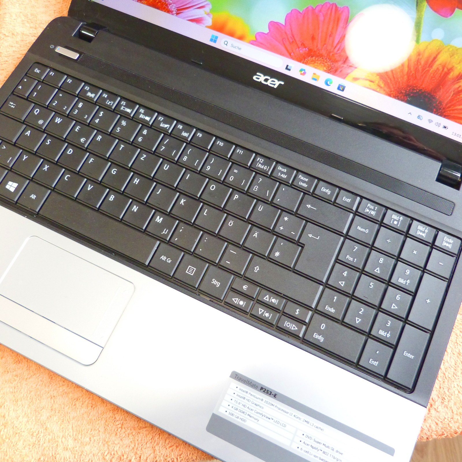 XXL LOT Acer P253 Travelmate POWER 15″ I Samsung SSD Windows 11 PRO l HDMI