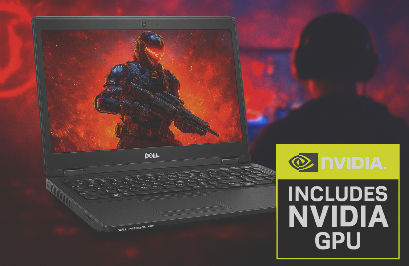 NVidia Gaming Laptop Core i7-(Quad Core) 32GB 500GB SSD Win 11 Pro