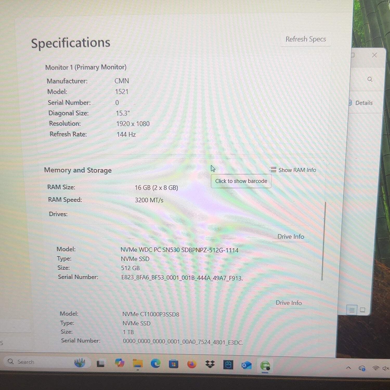 Acer Nitro 5 15.6″ i5-11400H 2.7GHz 16GB RAM 1.5TB SSD GeForce RTX 3050 Ti