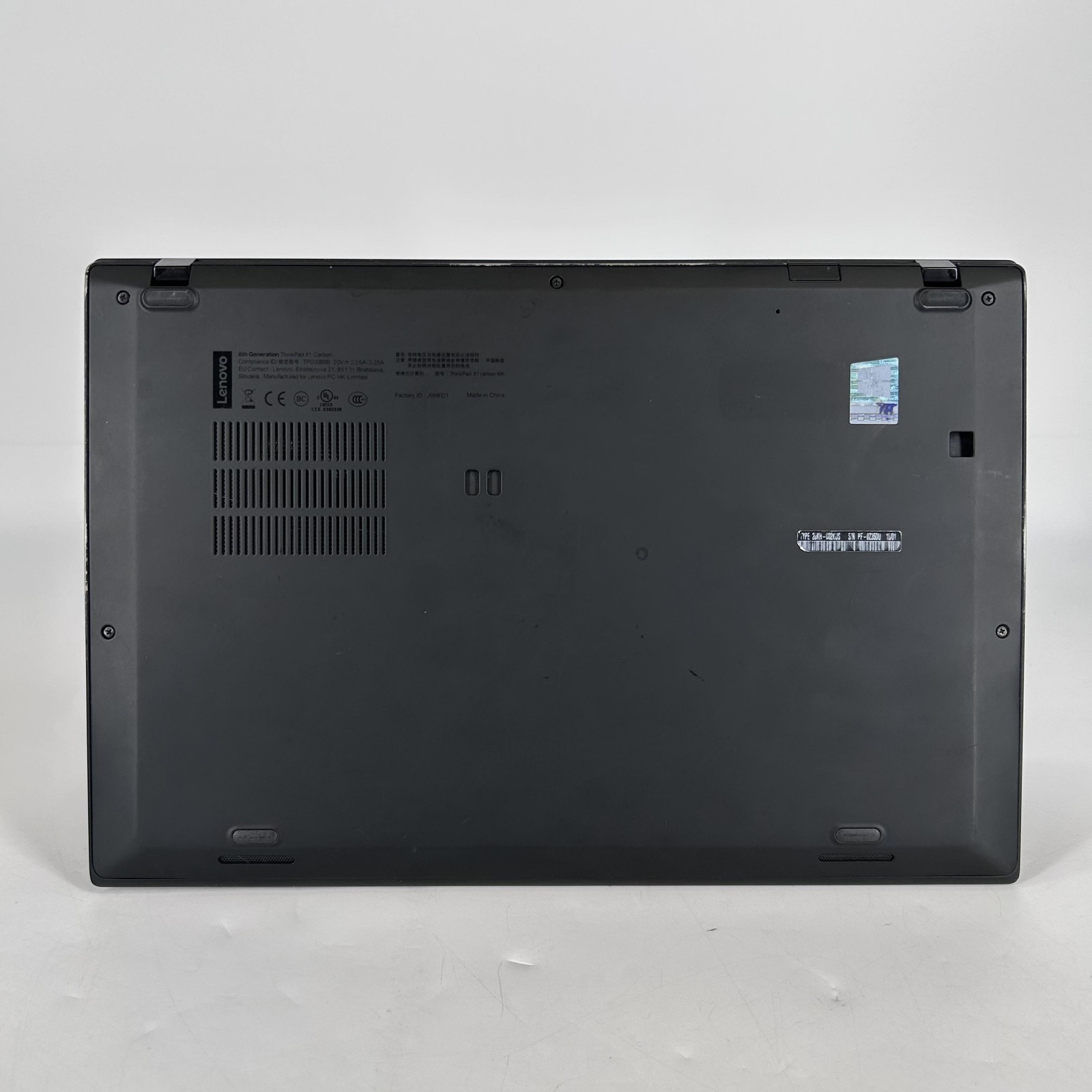 Lenovo ThinkPad X1 Carbon Gen 6 14 2K i7-8650U 1.90GHz 16GB 512GB BAD USB PORT