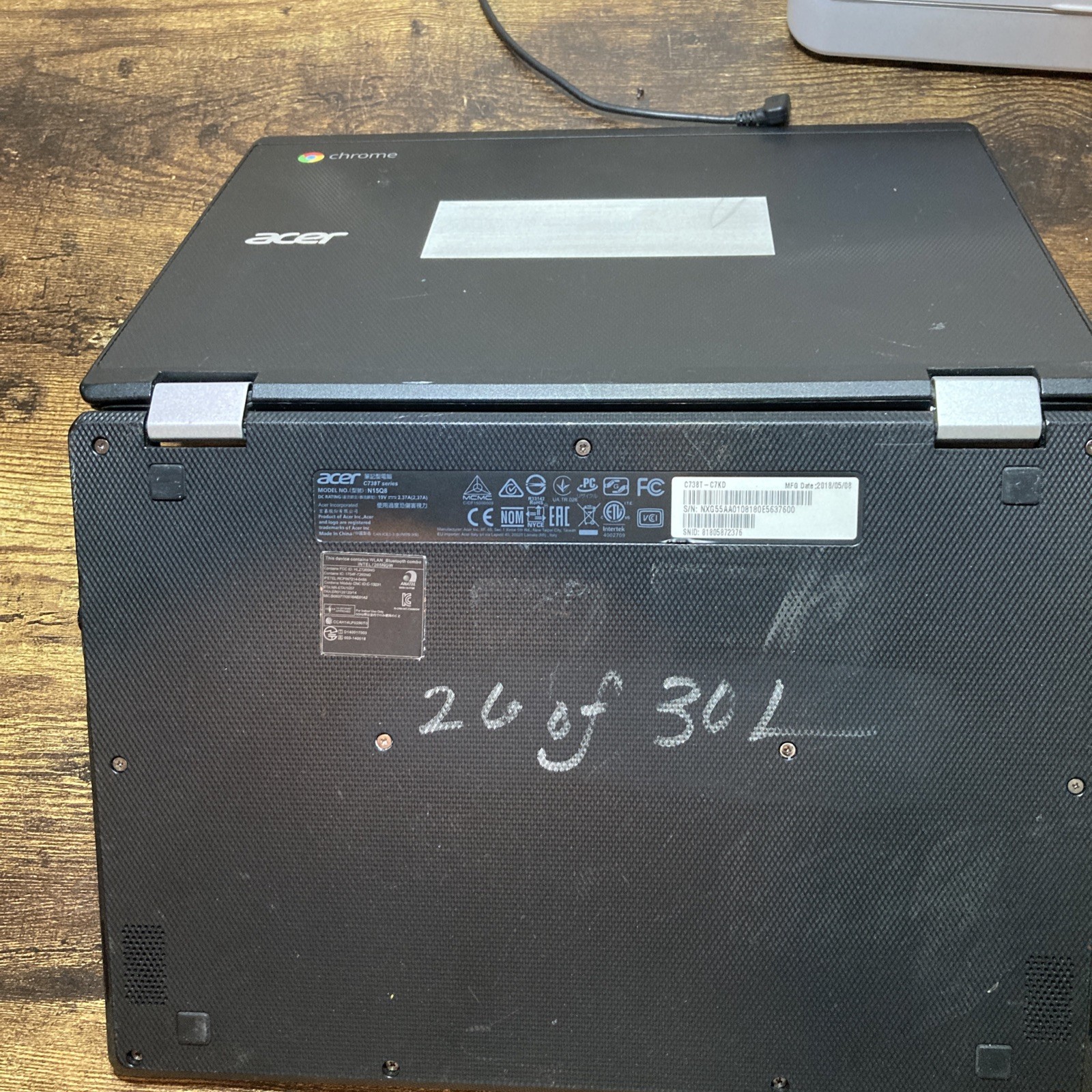 Acer Chromebook C738T Series N15Q8 Charger Not Included